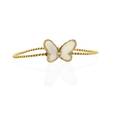 Van cleef  arpels 18k  coral butterfly bracelet