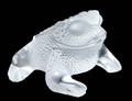 LALIQUE CRYSTAL GREGOIRE TOAD