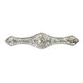 Art deco diamond and platinum filigree brooch