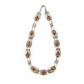 Georg jensen 1 necklace 830 silver and coral