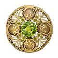 Louis comfort tiffany gemset enameled gold brooch pendant