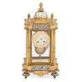 Tiffany  co champlev enamel mantle clock