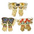 Three pair of beaded gauntlets