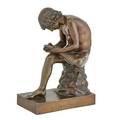 Boy with thorn bronze