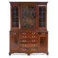 George iii mahogany bureau bookcase