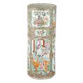 Chinese export famille rose umbrella stand