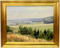 Rasmus Larsen Danish Landscape Signed  Dated