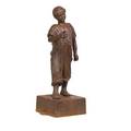 Cast iron lawn jockey