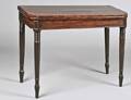 FEDERAL MAHOGANY GAME TABLE