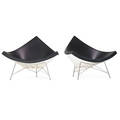 George nelson vitra pair of coconut chairs
