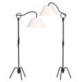 Jean royere pair of floor lamps