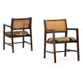 Wormley dunbar pair of armchairs