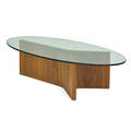 Vladimir kagan upsilon coffee table