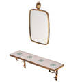 Tommi parzinger mirror and shelf