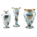 Wedgwood three lustre vases