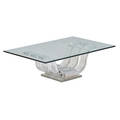 Lalique water pearls coffee table