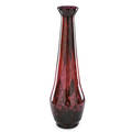 Daum tall glass vase