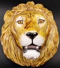 Decorative Hand Painted Ceramic Lions Head