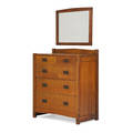 Gustav stickley early chest with mirror