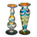 Imperial two glass vases