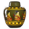 Fh rhead weller jap birdimal vase