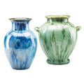 Fulper two vases