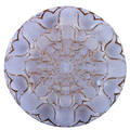Lalique campanules plate alexandrite glass