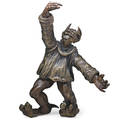 20th c bronze gargoyle sculpture