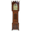 English mahogany tall case clock