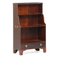 George iii style mahogany open bookcase