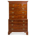George iii style mahogany chest on chest