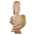 Terra cotta bust of marie antoinette