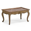 Louis xv style marble top low table