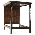 Elizabethan oak canopy bed