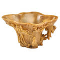Chinese soapstone libation cup