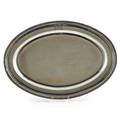 English sterling oval tray