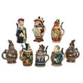 German figural steins