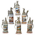 German regimental steins
