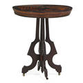 Victorian marquetry inlaid side table