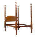 Classical style mahogany four post bed