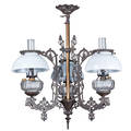 American wrought iron chandelier