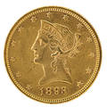 Us 1893 liberty 1000 gold coin