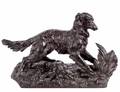 CARVED BLACK FOREST WALNUT FIGURE OF A DOG