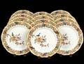 SET OF TWELVE PARIS PORCELAIN SERVICE PLATES