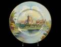 SET OF TWELVE MINTON PORCELAIN CASTLE PLATES