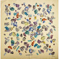 Hermes mineraux silk scarf