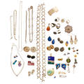 Collection of craft jewelry includes gold