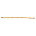 Gentlemens 18k yellow gold curblink bracelet