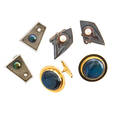 Three pairs gentlemens gold or silver cufflinks