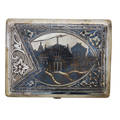 Russian niello silver cigarette case